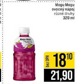 Mogu Mogu ovocný nápoj různé druhy 320 ml 