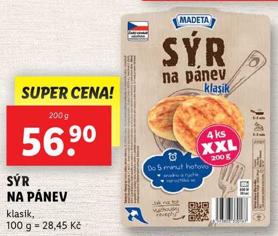 SÝR NA PÁNEV, 200 g