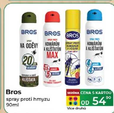 Bros spray proti hmyzu 90ml
