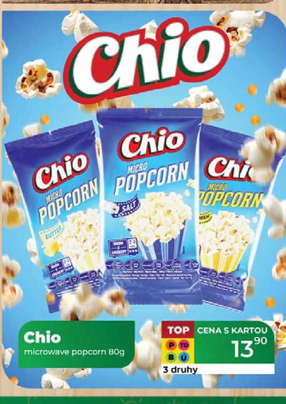 Chio microwave popcorn 80g 
