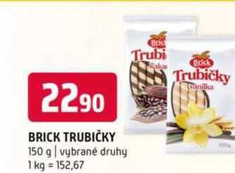 Brick trubičky 150 g vybrané druhy 