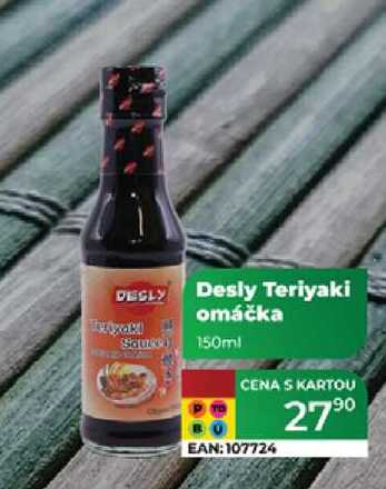 Desly Teriyaki omáčka Sauss 150ml 