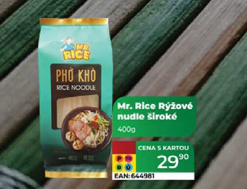Mr. Rice Rýžové nudle široké 400 g