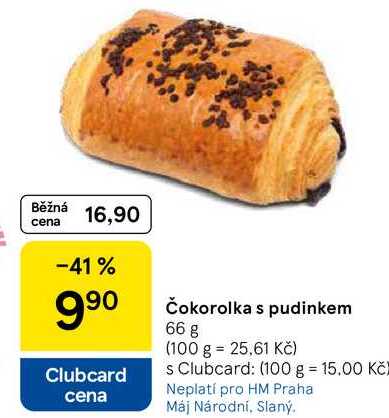 Čokorolka s pudinkem, 66 g
