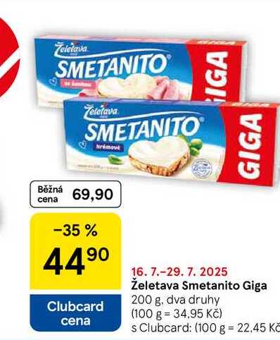 Želetava Smetanito Giga, 200 g 