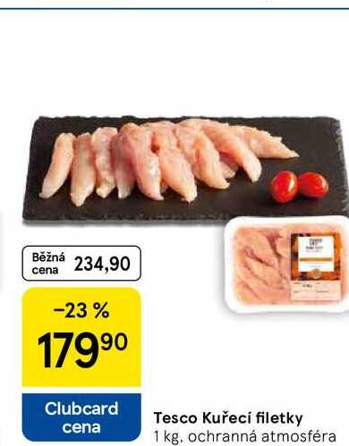 Tesco Kuřecí filetky, 1 kg