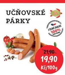 UČŇOVSKÉ PÁRKY 100g 