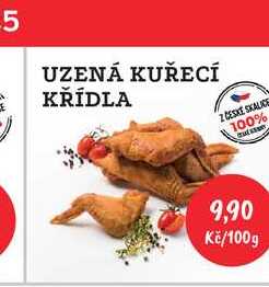 UZENÁ KUŘECÍ KŘÍDLA 100g 