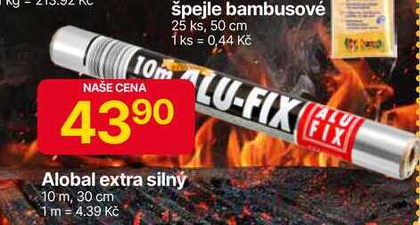 Alobal extra silný 10 m, 30 cm