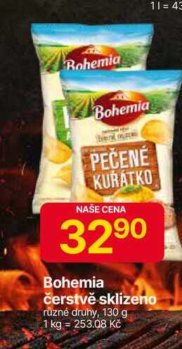 Bohemia čerstvě sklizeno různé druhy, 130 g 
