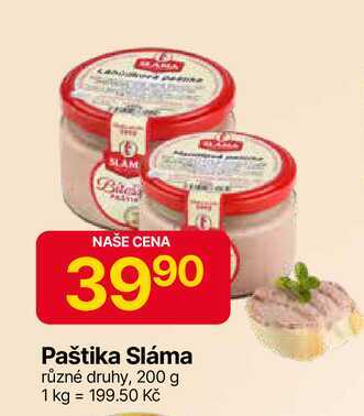 Paštika Sláma různé druhy, 200 g