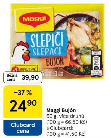 Maggi Bujón, 60 g, více druhů 