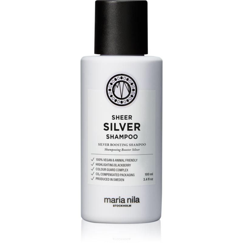 Maria Nila Sheer Silver Shampoo šampon neutralizující žluté tóny 100 ml