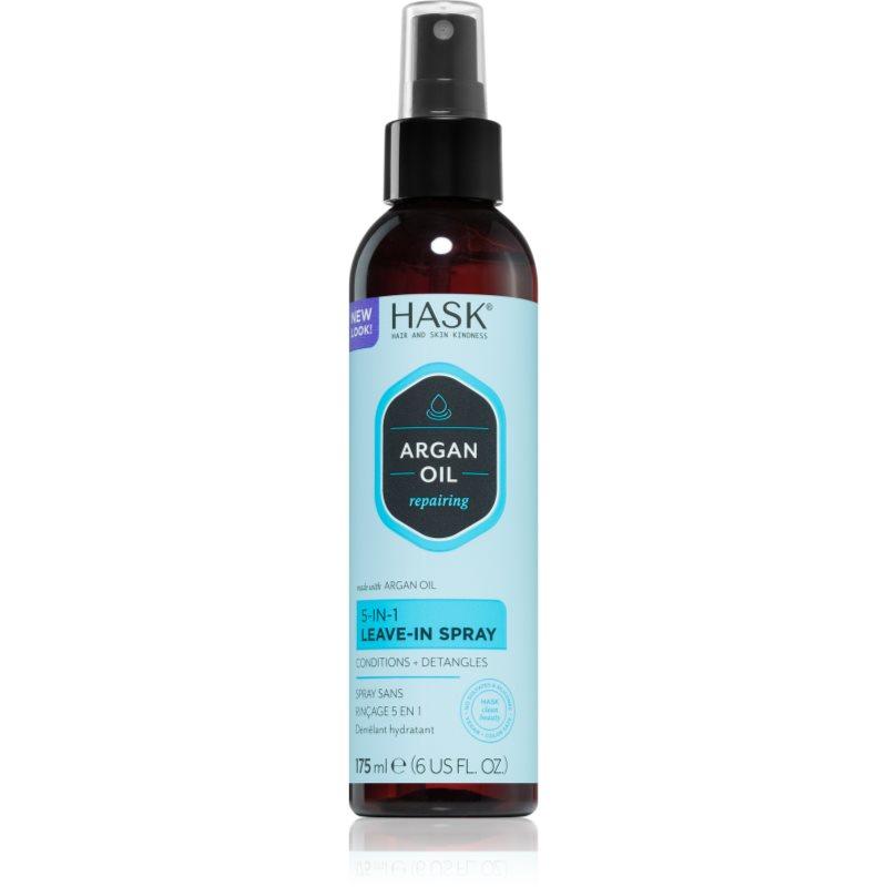 HASK Argan Oil bezoplachový sprej pro poškozené vlasy 175 ml