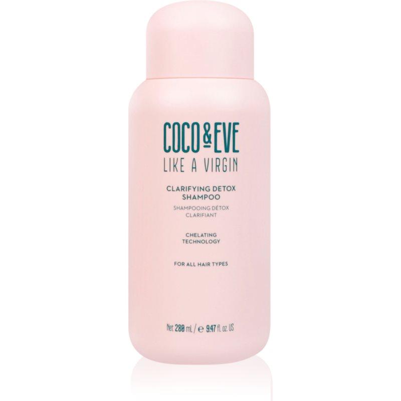Coco & Eve Like A Virgin Clarifying Detox Shampoo hloubkově čisticí šampon s detoxikačním účinkem 280 ml