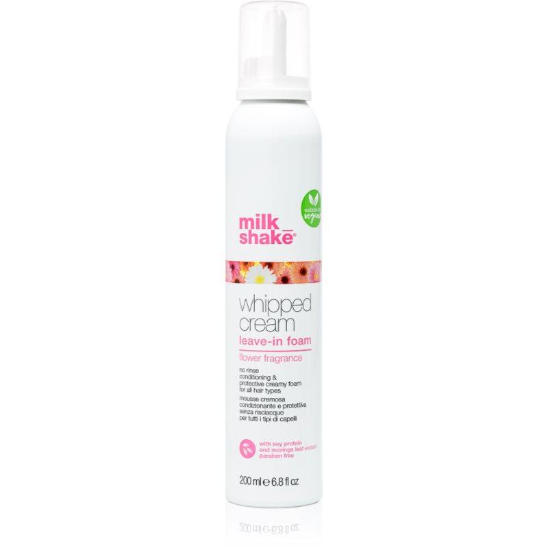 Milk Shake Whipped Cream bezoplachová hydratační péče pro barvené vlasy Flower Fragrance 200 ml