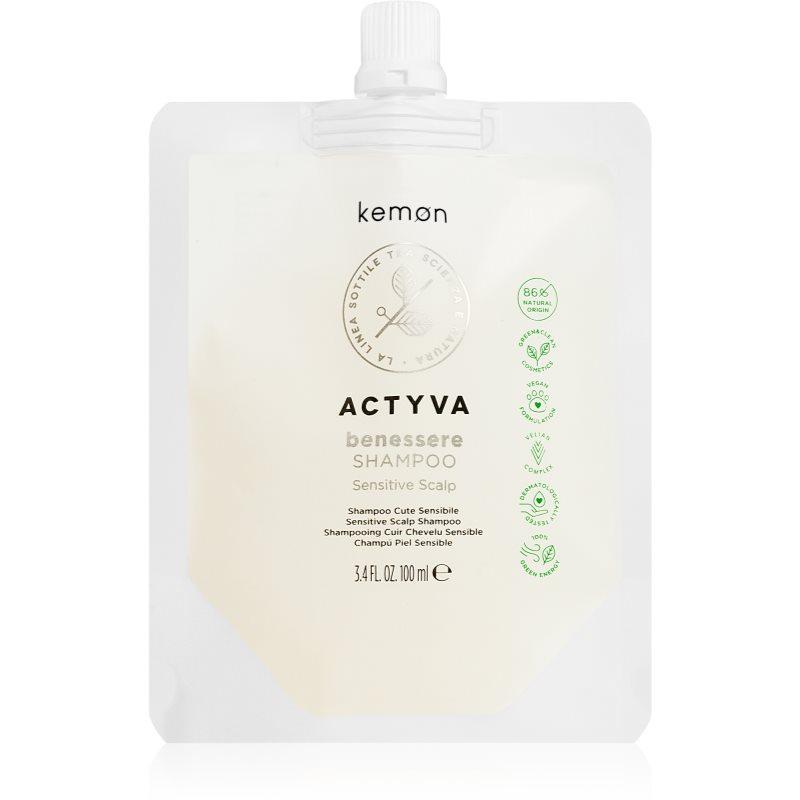 Kemon Actyva Benessere jemný čisticí šampon na vlasy 100 ml