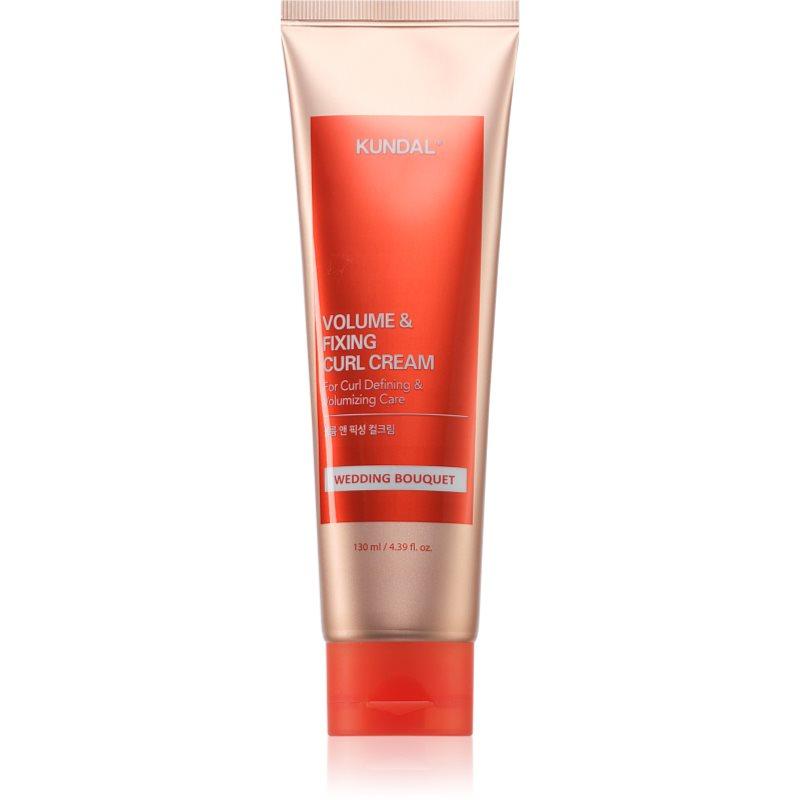 KUNDAL Volume & Fixing Curl Dream Wedding Bouquet stylingový krém pro definici vln s vůní 130 ml