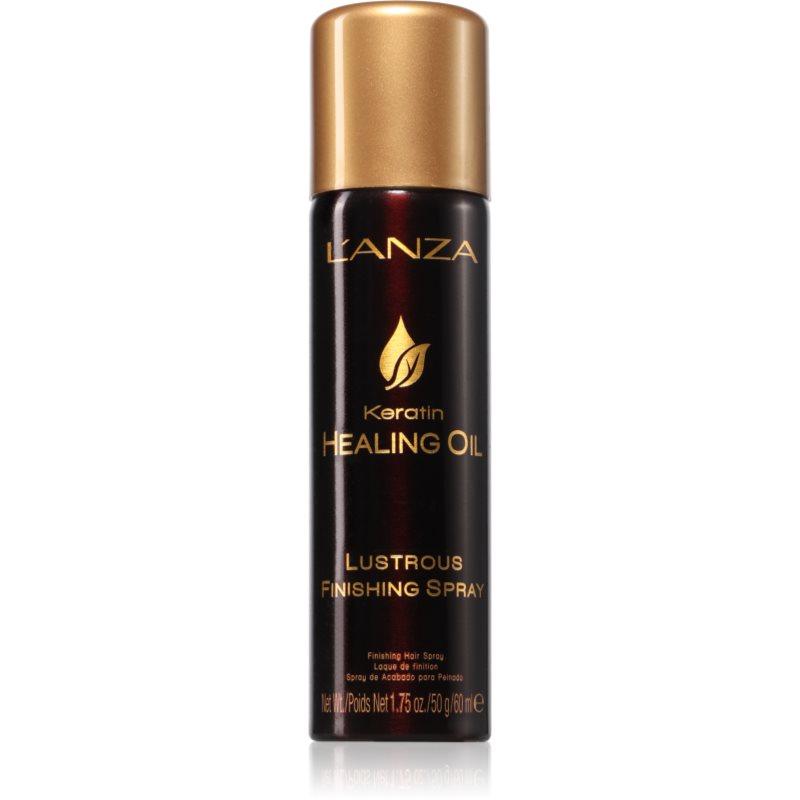 L'anza Keratin Healing Oil Lustrous Finishing Spray stylingový sprej pro lesk a hebkost vlasů 60 ml