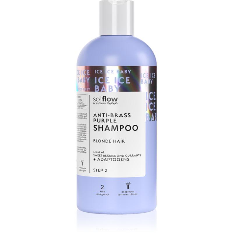 so!flow Cooling fialový šampon neutralizující žluté tóny 300 ml