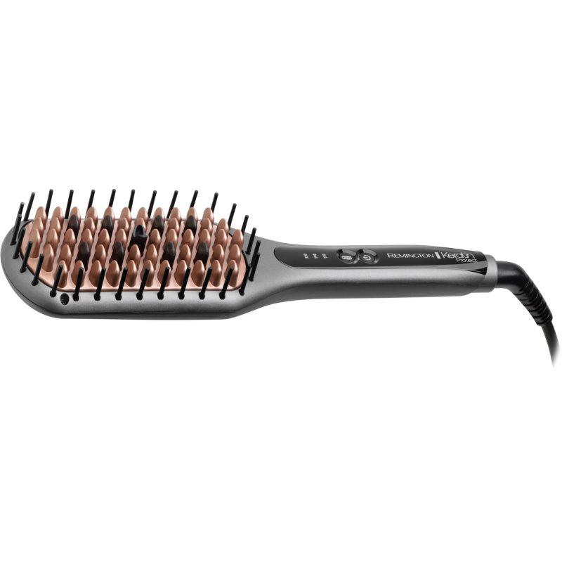 Remington Keratin Protect Straight Brush žehlicí kartáč 1 ks