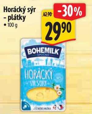 Horácký sýr - plátky, 100 g