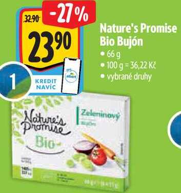 Nature's Promise Bio Bujón, 66 g
