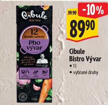 Cibule Bistro Vývar, 1 l