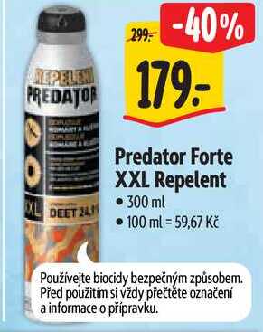Predator Forte XXL Repelent, 300 ml
