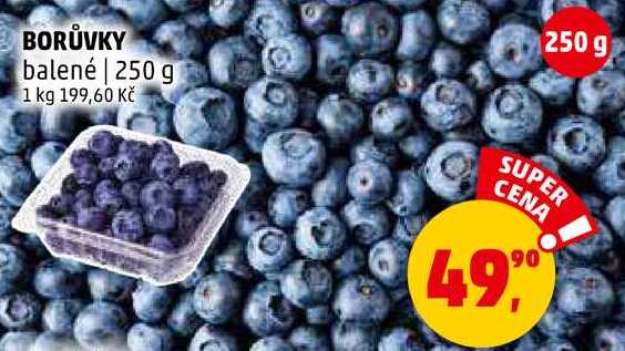 BORŮVKY balené, 250 g