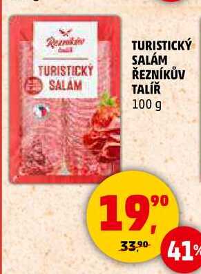 TURISTICKÝ SALAM ŘEZNÍKŮV TALÍŘ, 100 g 