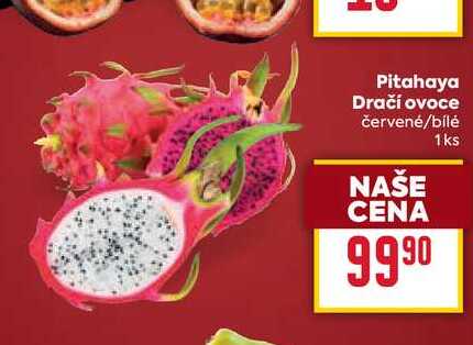 Pitahaya Dračí ovoce červené/bílé 1ks