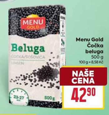 Menu Gold Čočka beluga 500 g 