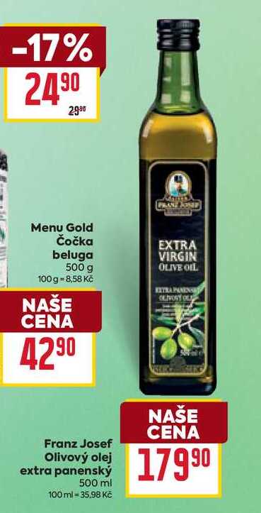 Franz Josef Olivový olej extra panenský 500 ml 