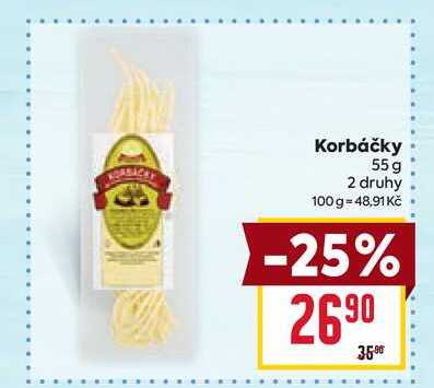 Korbáčky 55 g