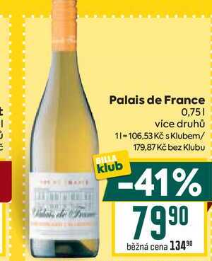 Palais de France 0,75l 