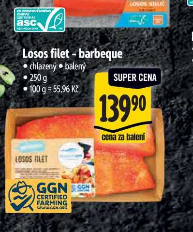  Losos filet-barbeque  250 g