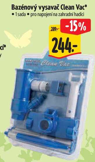 Bazénový vysavač Clean Vac