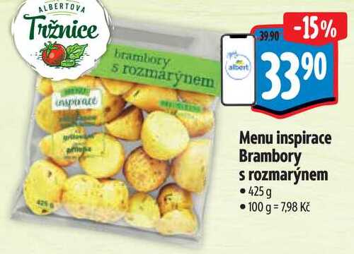 Menu inspirace Brambory s rozmarýnem, 425 g 