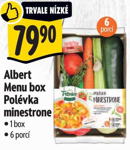 Albert Menu box Polévka minestrone