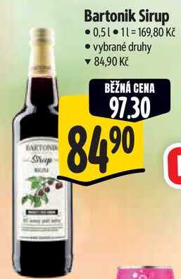 Bartonik Sirup, 0,5 l