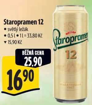 Staropramen 12, 0,5 l 