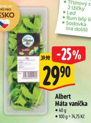 Albert Máta vanička, 40 g