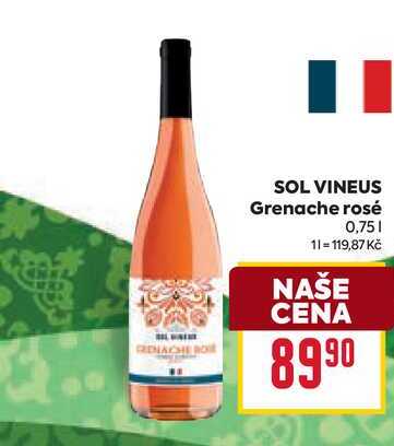 SOL VINEUS Grenache rosé 0,75l