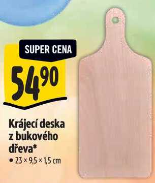 Krájecí deska z bukového dřeva