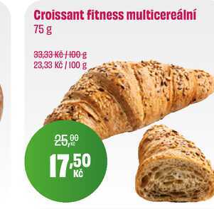 Croissant fitness multicereální 75 g 