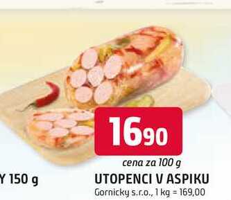 UTOPENCI V ASPIKU 100g