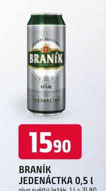 BRANÍK JEDENÁCTKA 0,5l plechovka