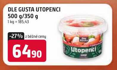 DLE GUSTA UTOPENCI 500 g/350 g 