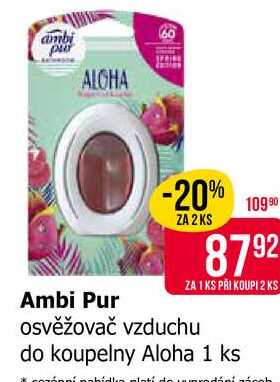 Ambi Pur osvěžovač vzduchu do koupelny Aloha 1 ks